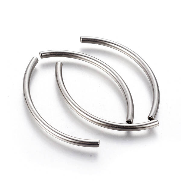 Tarnish Resistant 304 Stainless Steel Tube Beads