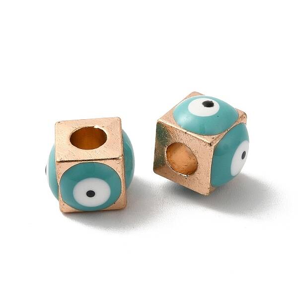 Alloy Enamel European Beads