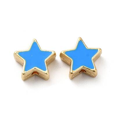 Rack Plating Alloy Enamel Beads