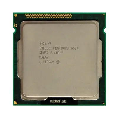 652981-001 HP 2.60GHz 5.00GT/s DMI 3MB L3 Cache Socket LGA1155 Intel Pentium G620 Dual-Core Processor