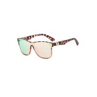 Tortoise Shell Pattern Flat Top Sunglasses for Women, Sun Protection Sunglasses for Men, Trends 2025 for Outdoor Activities B...
