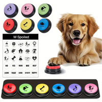 【M Spoiled】6 Pet Buttons For Communication, Voice Recording Button Talking Buttons For Dog And Cat Recordable Pet Trainin...