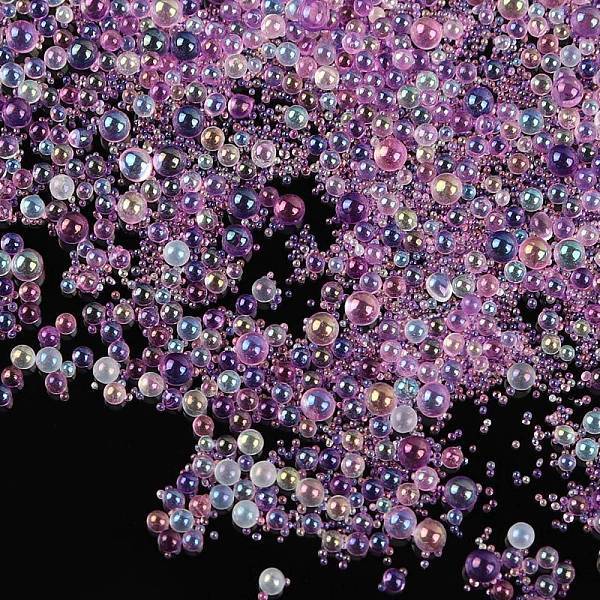 AB-Color Plated DIY 3D Nail Art Decoration Mini Glass Beads