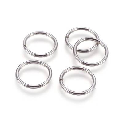 Tarnish Resistant 304 Stainless Steel Open Jump Rings