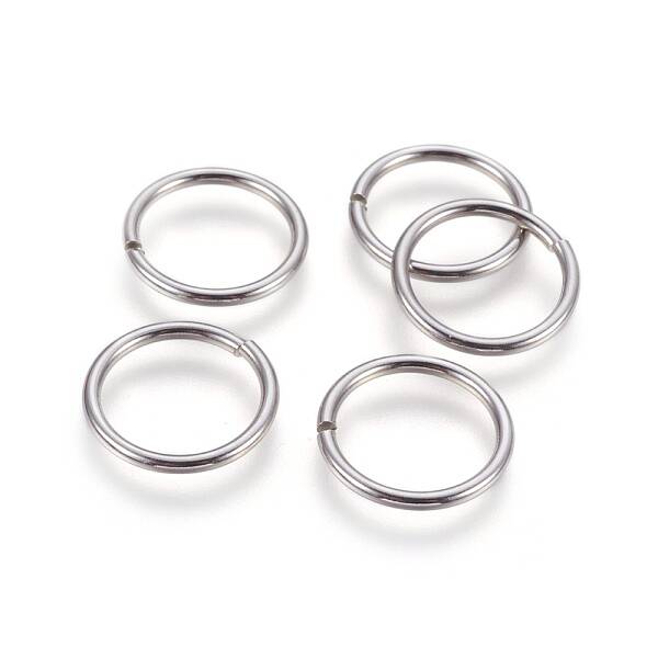 Tarnish Resistant 304 Stainless Steel Open Jump Rings