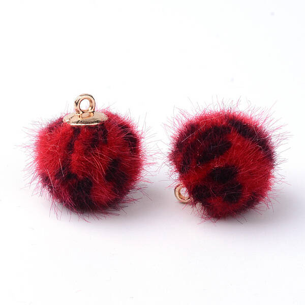 Handmade Plush Cloth Fabric Covered Charms