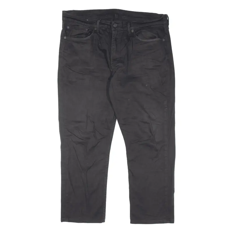 LEVI'S 511 Jeans Black Denim Slim Straight Mens W36 L26