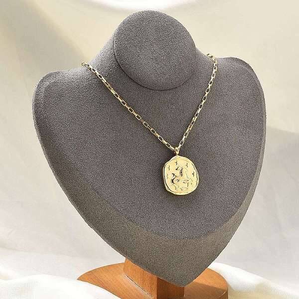 304 Stainless Steel Constellation Pendant Necklaces
