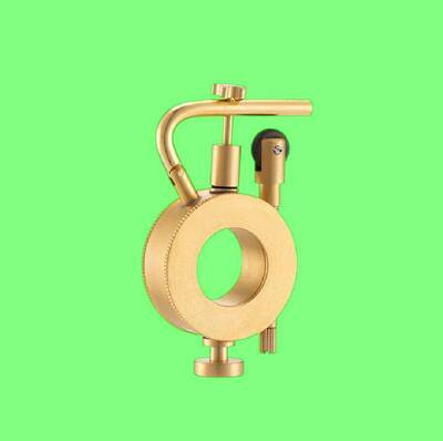 Windproof Lighter Retro Brass Kerosene Refueling Lighter Round Portable Gasoline Lighter