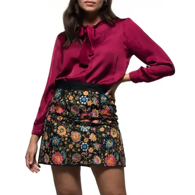 Eros Mini Skirt | Color: Black | Size: M
