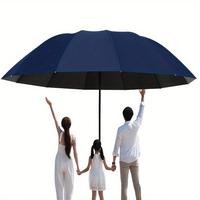 Extra Large Foldable Umbrella, 1 Count Portable Windproof Waterproof Umbrella for Outdoor Activities, Fashion Umbrella for M...
