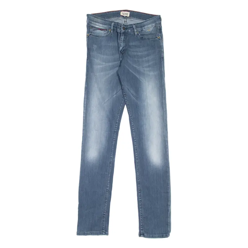 HILFIGER DENIM Sidney Mens Jeans Blue Slim Skinny Stone Wash W30 L34