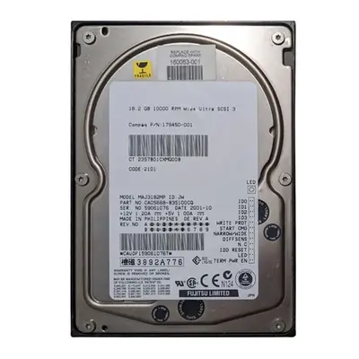 160063-001 HP 18.2GB Ultra-160 SCSI 10000 3.5-inch Hard Drive