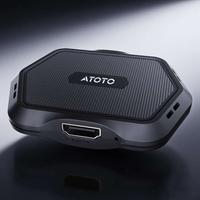 Wireless CarPlay Adapter, ATOTO AD1 Wireless CarPlay Dongle for Wired CarPlay Cars, Plug & Play HDMI Multimedia Hub for TV Bo...