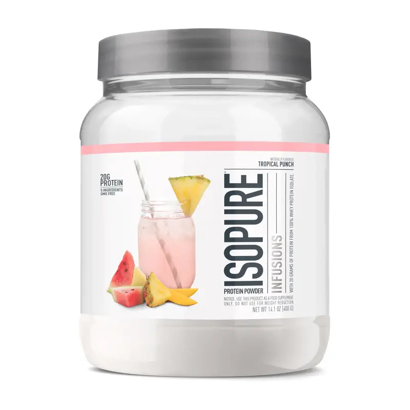 Isopure, Infusions 100% Whey Protein Isolate, 20 g Protein Powder, 14.1 oz, 16 Servings