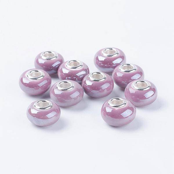 Handmade Porcelain European Beads