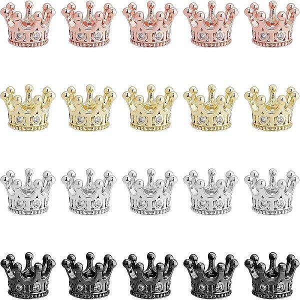 20 Pcs Crown Charms