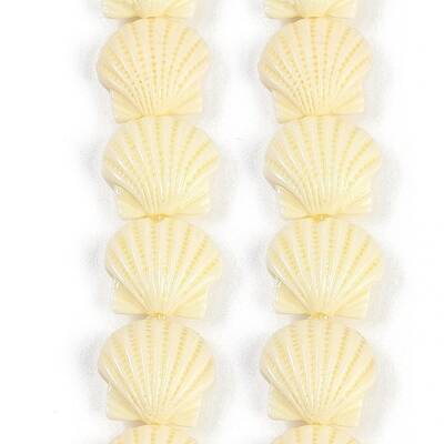 Synthetic Coral Dyed Carved Beads Strands
