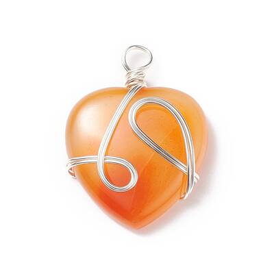 Natural Red Agate Pendants