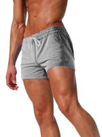 Men's Thin Solid Elastic Drawstring Waist Pocket Shorts, Shorts for Men, Loose Casual Slant Pocket Bottoms, Menswear, Men's S...