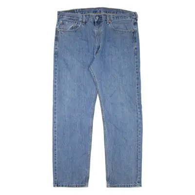 LEVI'S 505 Jeans Mens Blue Regular Straight W38 L32