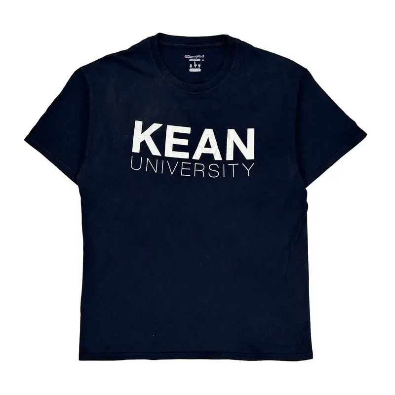 Champion T-Shirt - Large Navy Cotton