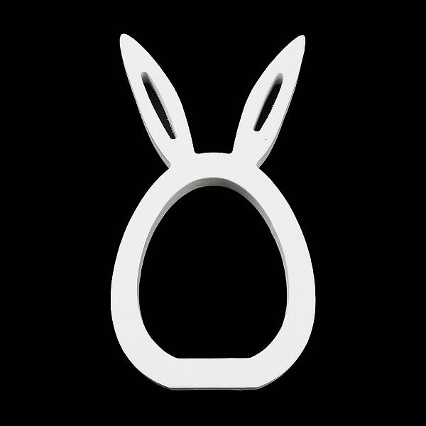 Easter Wood Rabbit Figurines
