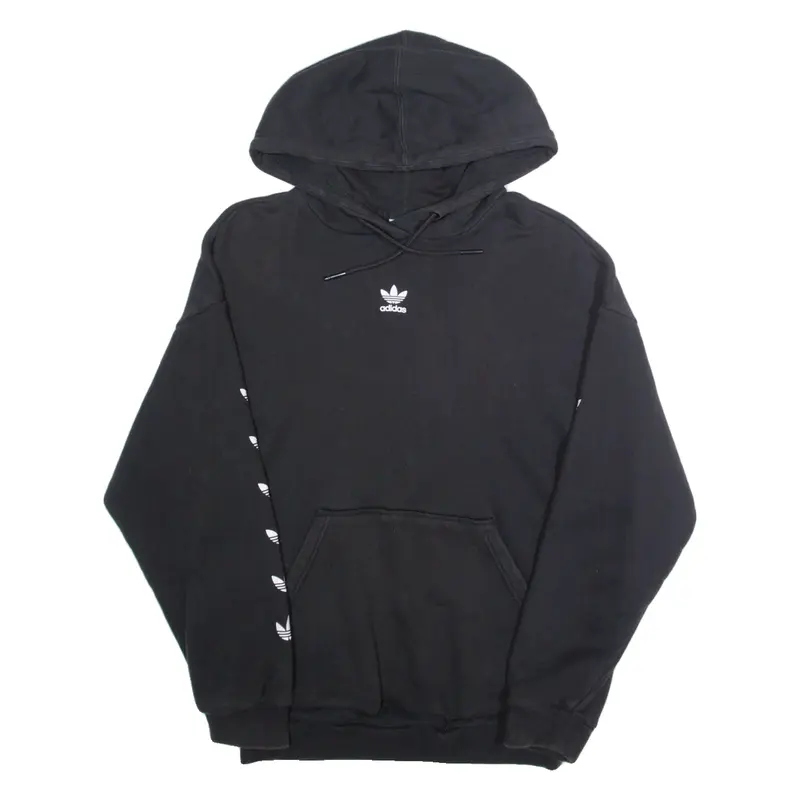 ADIDAS Womens Black Hoodie XS