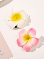 Fashionable Flower Design Hair Clip (2pcs), Casual Simple Plain Color Hair Accessories for Women, Cute Lovely Hairwear for Da...