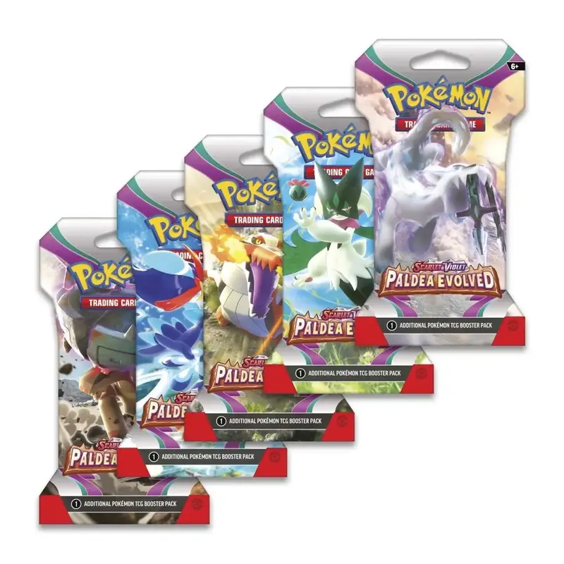 Pokémon TCG | Scarlet & Violet: Paldea Evolved - One Sleeved Booster Pack (10 cards per pack)