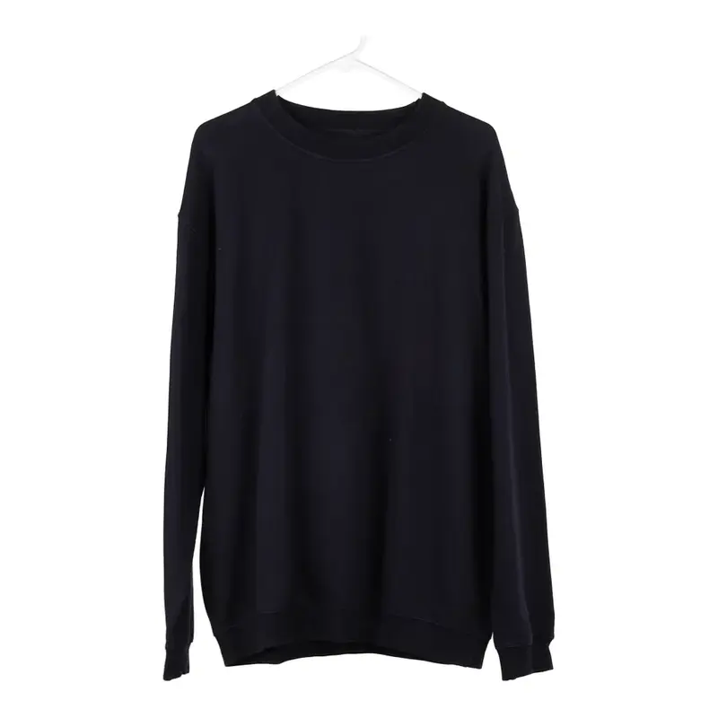 Wrangler Sweatshirt - 2XL Black Cotton Blend