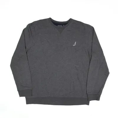 NAUTICA Sweatshirt Grey Mens XL