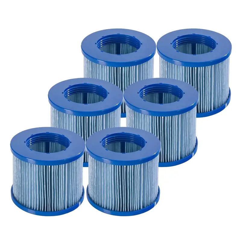 RELXTIME 6 Pack Blue Spa Filter Cartridges for Pool Hot Tub Filters Replacement, 11.8\