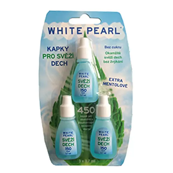Vitalcare Gocce Per L'Alito Fresco White Pearl 3 X 3,7 Ml