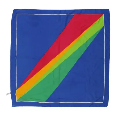 Unbranded Striped Scarf - No Size Blue Polyester