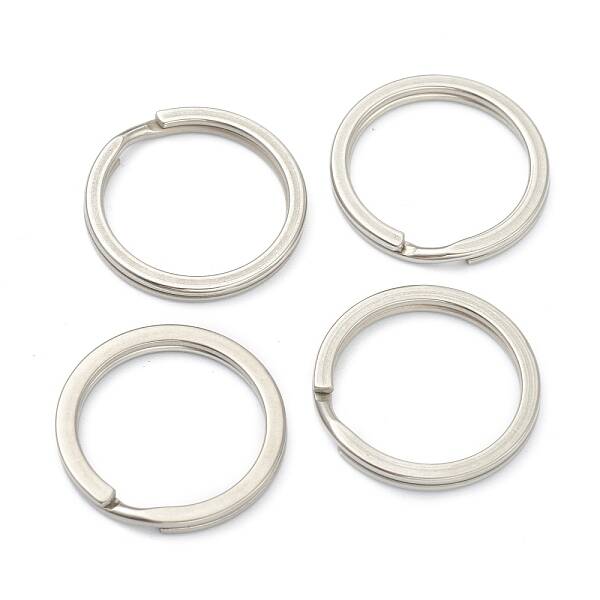 Tarnish Resistant 304 Stainless Steel Keychain Clasp Findings