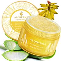 Aloderma Age Defying Aloe Flower Essence Gel with Fresh Organic Aloe Vera, 24K Gold Leaf, Allantoin & Hyaluronic Acid for a G...