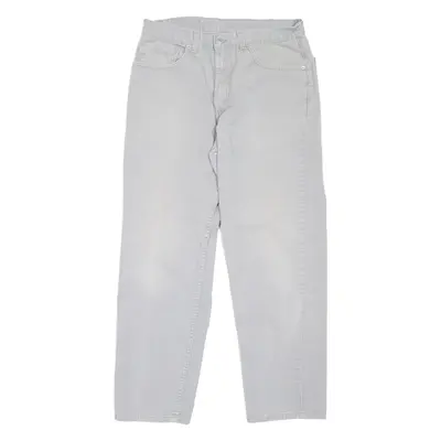 LEVI'S 550 Jeans Mens Grey Relaxed Tapered W34 L30