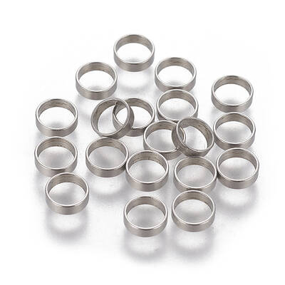Tarnish Resistant 201 Stainless Steel Spacer Beads