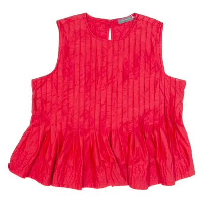 MINT VELVET Womens Smock Top Red Sleeveless XL