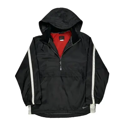 Nike Windbreaker - Large Black Nylon