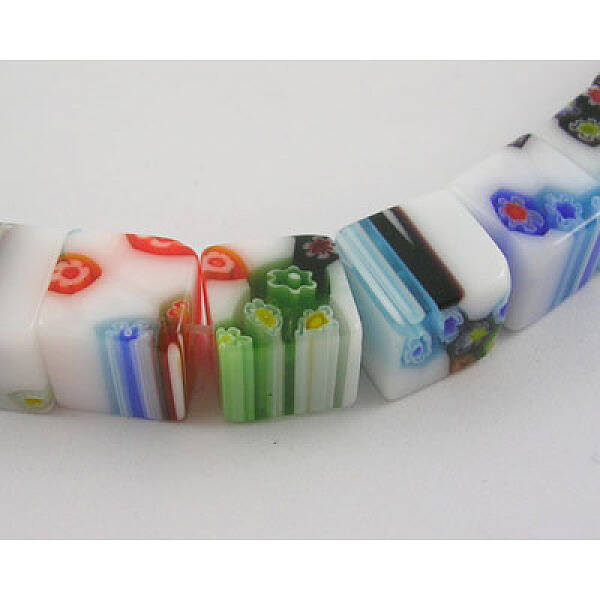 Handmade Millefiori Glass Beads Strands