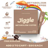 Jiggle Morning-Boost Metabolism Black Coffee | MCT Oil Energy | Balance Cravings | No Sugar No Jitters | 28 Packs On-the-Go B...