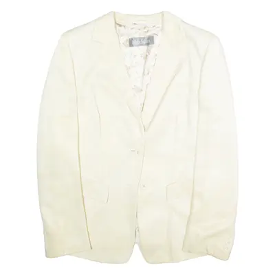 MAX MARA Womens Blazer Jacket Cream L