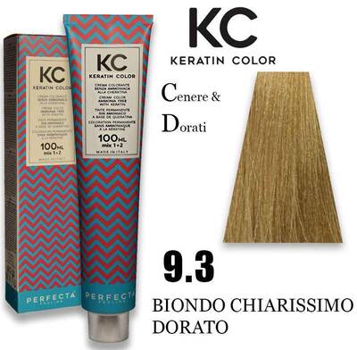 Kc keratin cream color 100ml 9.3