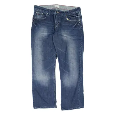 HILFIGER DENIM Mens Jeans Blue Regular Straight Stone Wash W34 L30