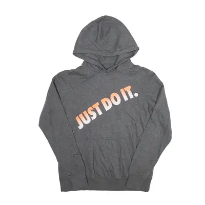 NIKE Hoodie Grey Pullover Boys L