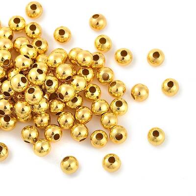Brass Smooth Round Beads