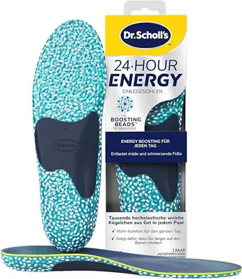 Scholl 24 Hour Energy Shoe Insoles 1 Pair - Variant: Large