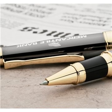 13 Customized Peruzzi Bettoni Rollerball Pen - Brass & German Ink